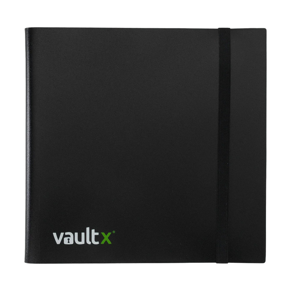 Vault X 12-Pocket Strap Binder - Black