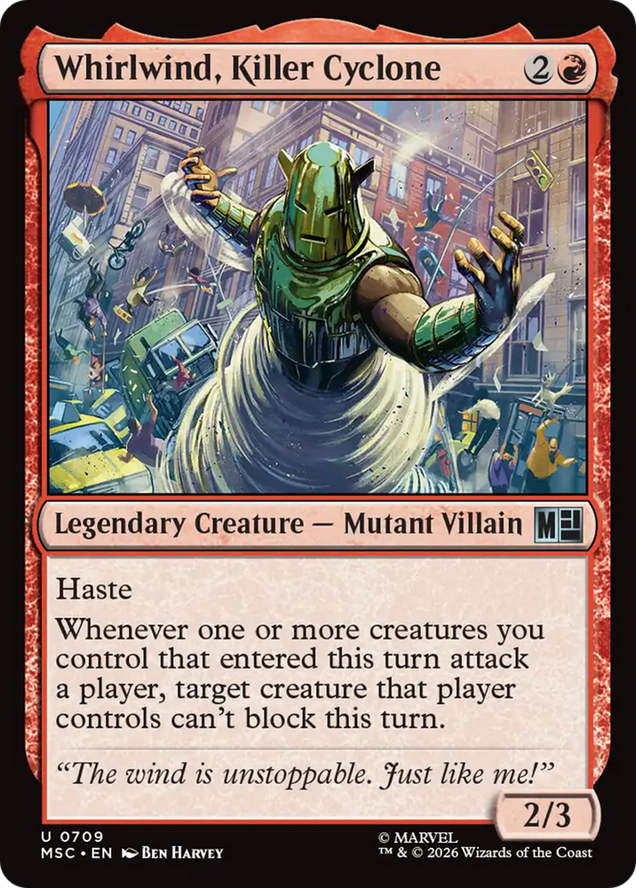 Whirlwind, Killer Cyclone [Marvel Super Heroes Commander]
