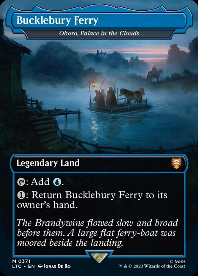 Bucklebury Ferry - Oboro, Palace in the Clouds (Borderless) [The Lord of the Rings: Tales of Middle-Earth Commander]
