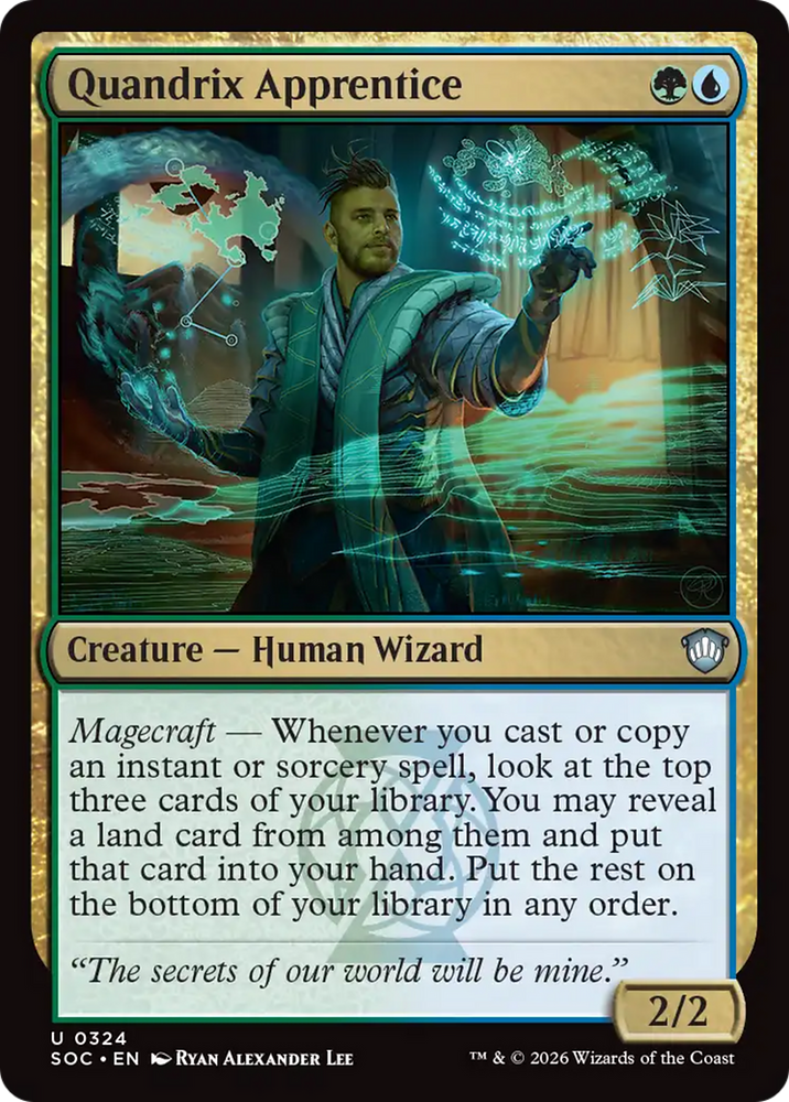 Quandrix Apprentice [Secrets of Strixhaven Commander]