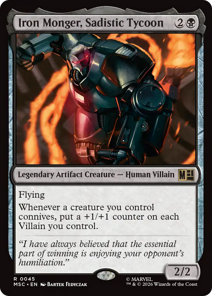 Iron Monger, Sadistic Tycoon [Marvel Super Heroes Commander]