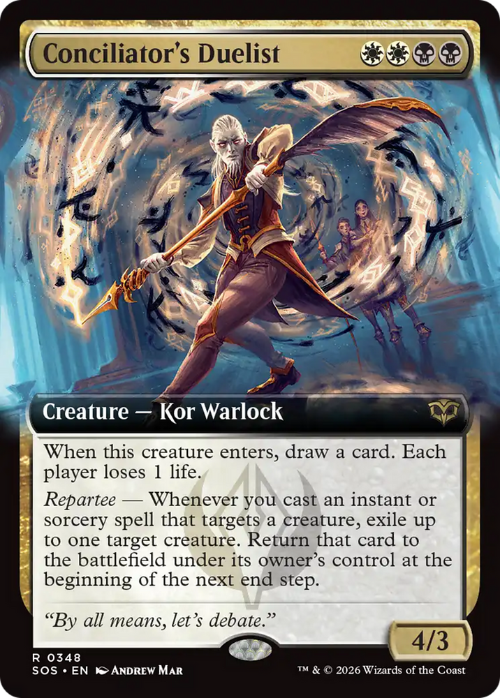 Conciliator's Duelist (Extended Art) [Secrets of Strixhaven]