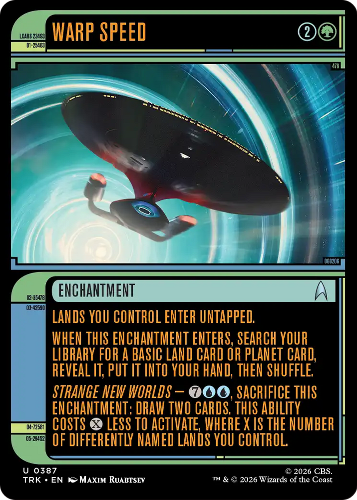 Warp Speed (Showcase) [Star Trek]
