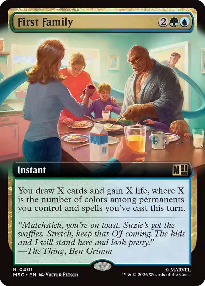 First Family (Extended Art) [Marvel Super Heroes Commander]