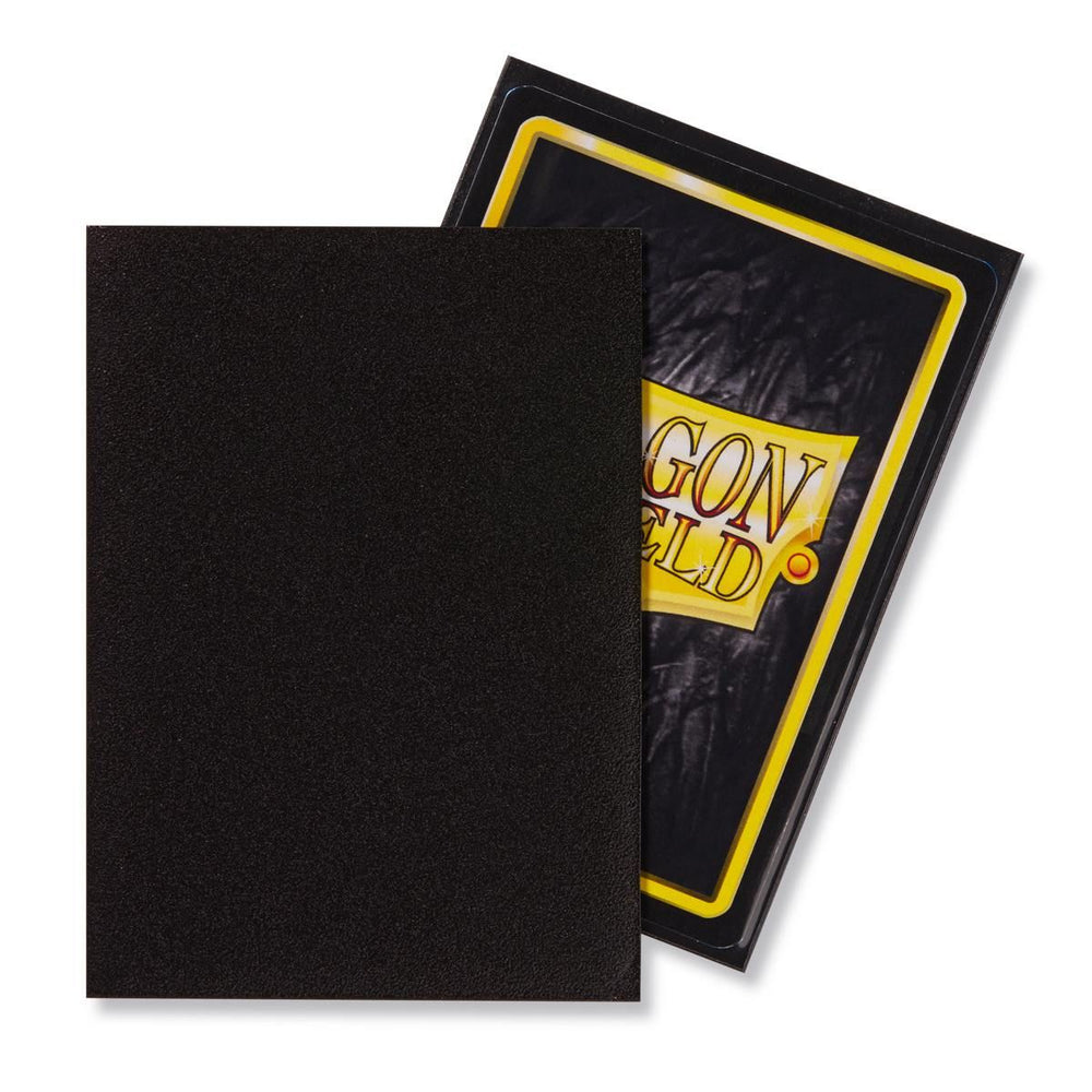 Dragon Shield: Standard 100ct Sleeves (Matte) - Black
