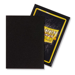 Dragon Shield: Standard 100ct Sleeves (Matte) - Black