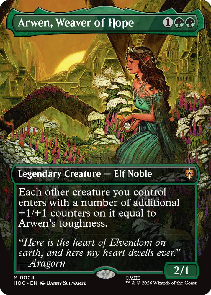 Arwen, Weaver of Hope (Borderless) [The Hobbit: Eternal-Legal]