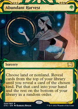 Abundant Harvest (Foil Etched) [Strixhaven: Mystical Archive]