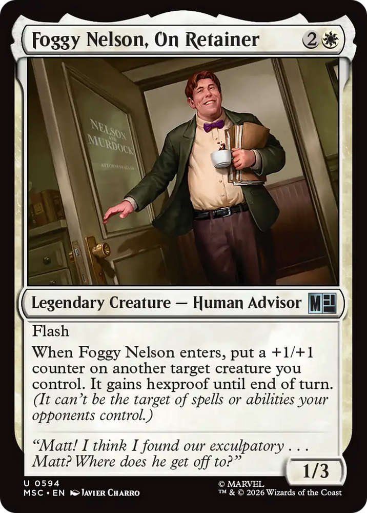 Foggy Nelson, On Retainer [Marvel Super Heroes Commander]