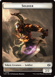 Goblin // Solider (0004) Double-Sided Token [Tarkir: Dragonstorm Commander Tokens]