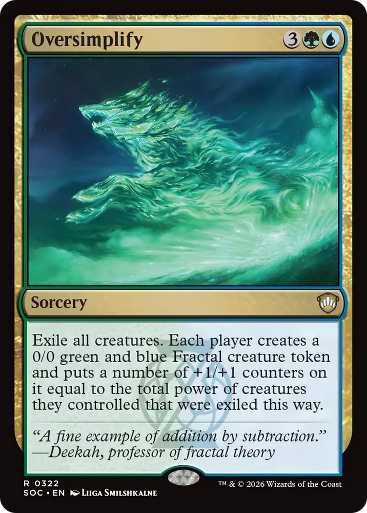 Oversimplify [Secrets of Strixhaven Commander]