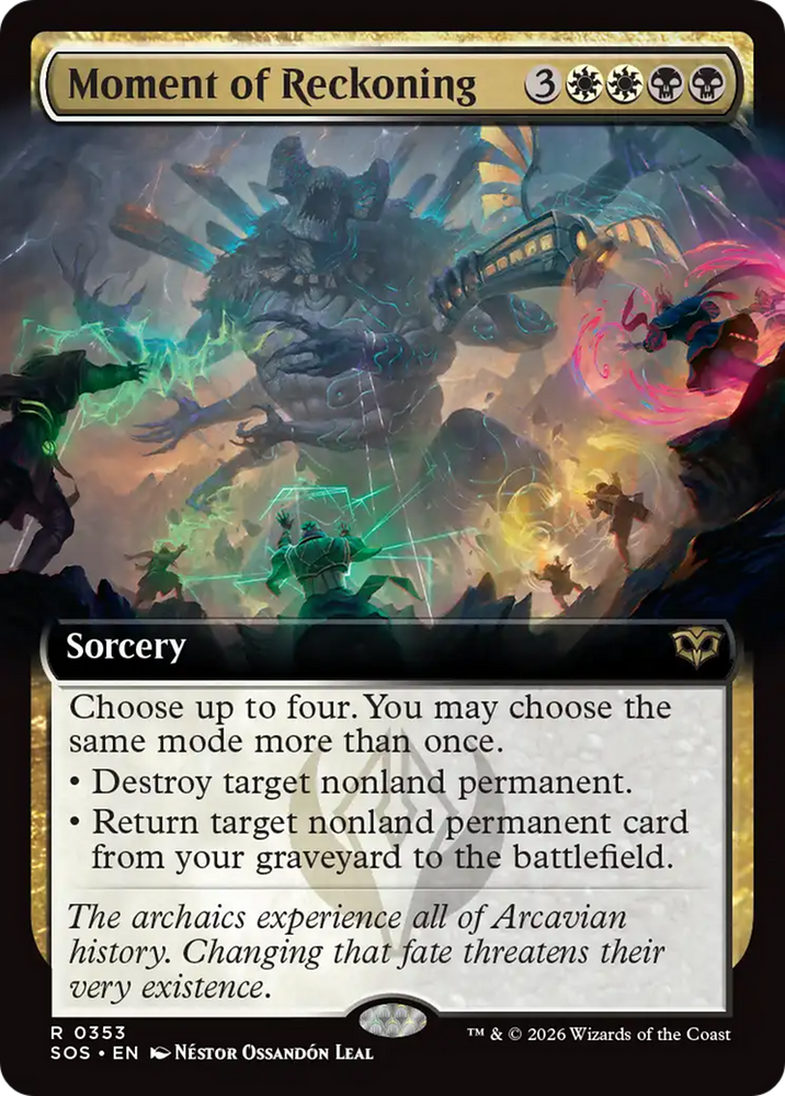 Moment of Reckoning (Extended Art) [Secrets of Strixhaven]