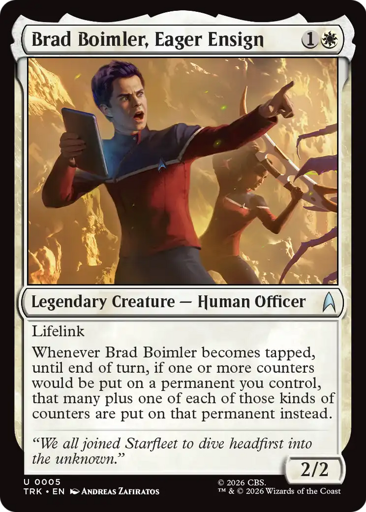Brad Boimler, Eager Ensign [Star Trek]