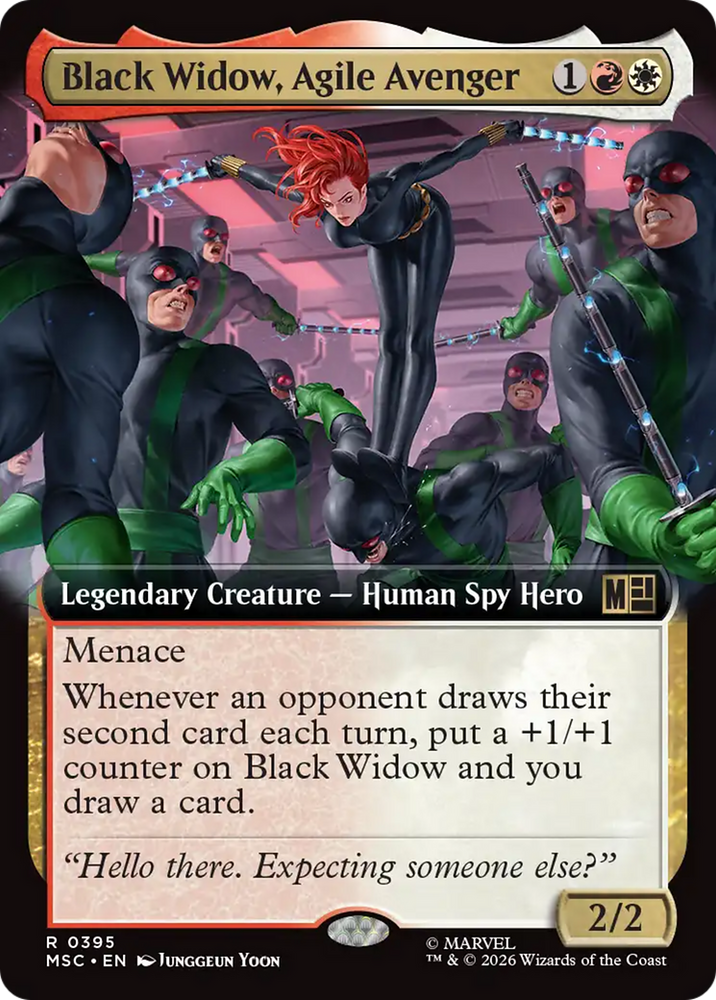 Black Widow, Agile Avenger (Extended Art) [Marvel Super Heroes Commander]