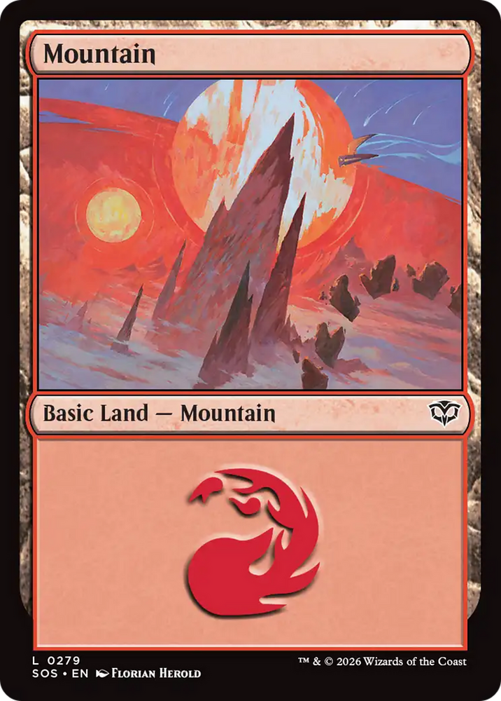Mountain (0279) [Secrets of Strixhaven]