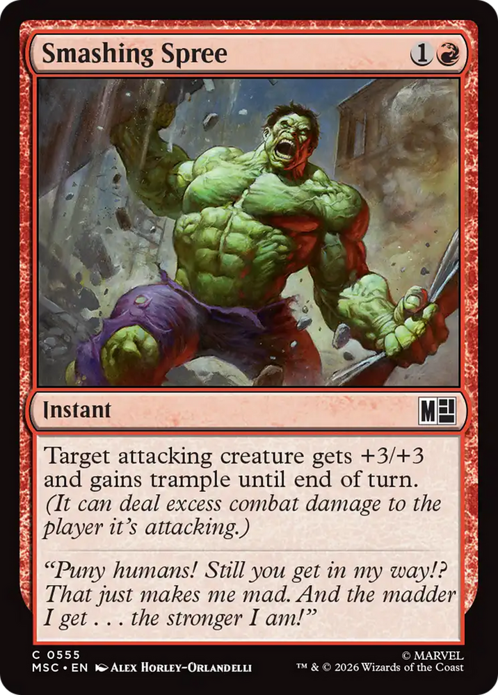Smashing Spree [Marvel Super Heroes Commander]