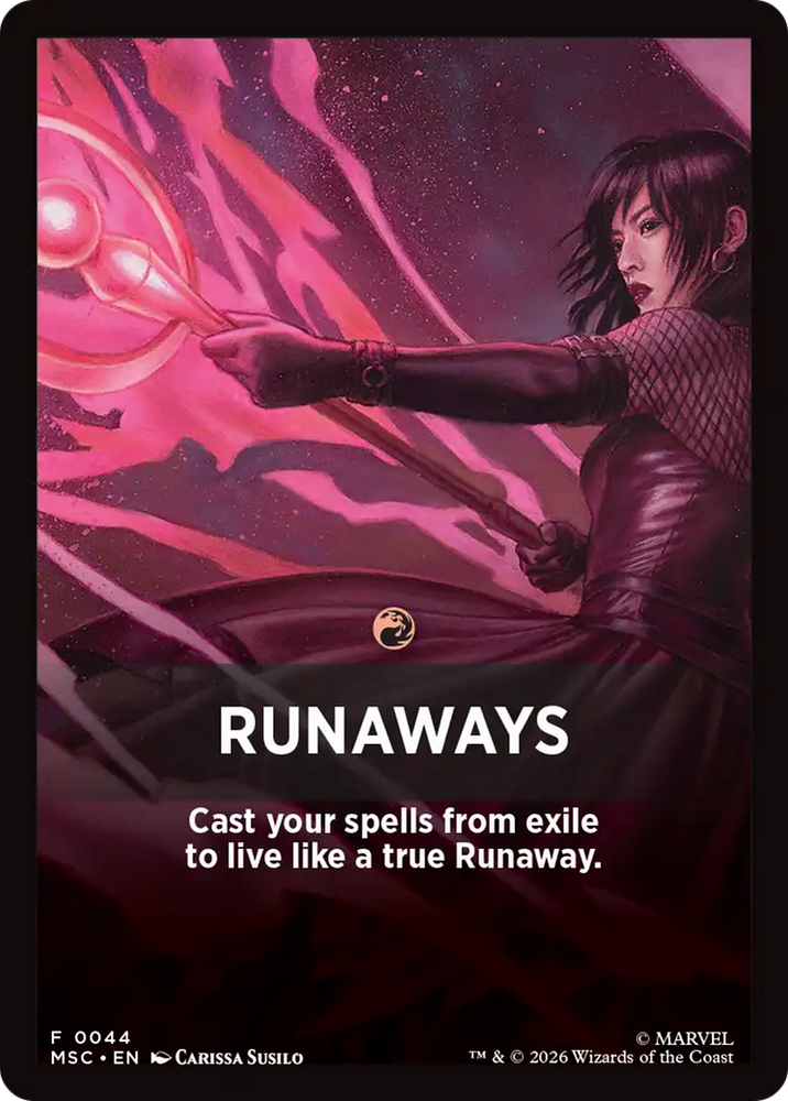 Runaways Theme Card [Marvel Super Heroes Commander]