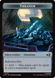 Angel (004) // Vibranium (015) Double-Sided Token [Marvel Super Heroes Commander Tokens]