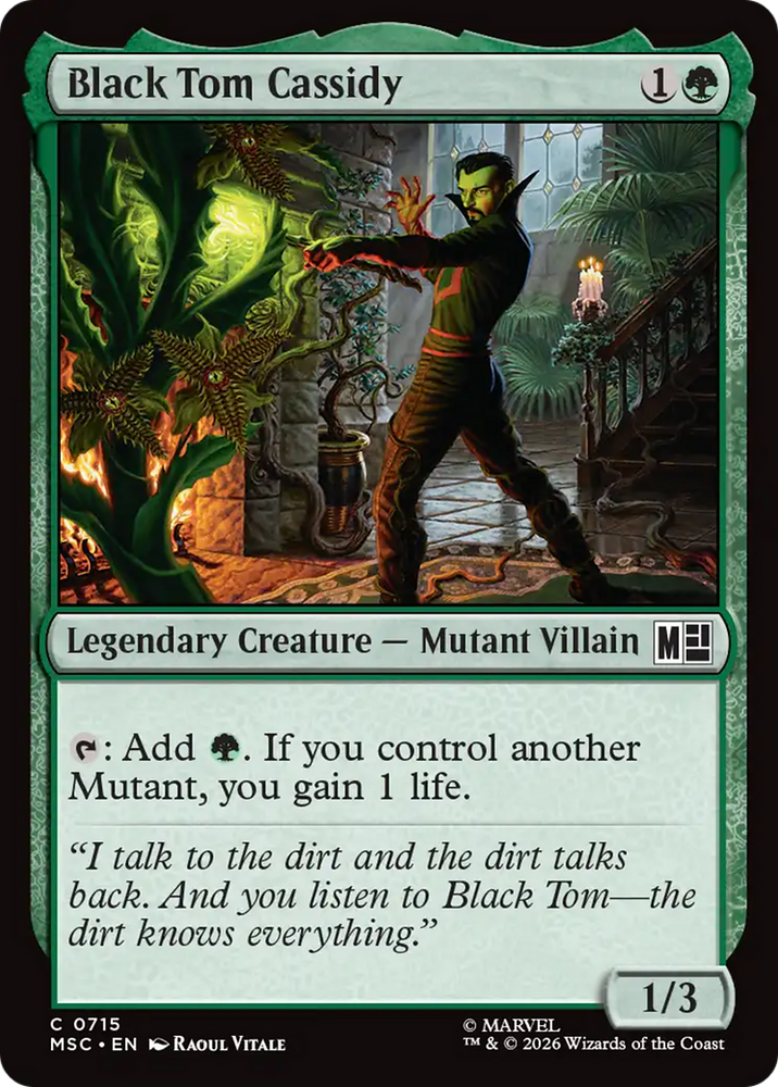Black Tom Cassidy [Marvel Super Heroes Commander]