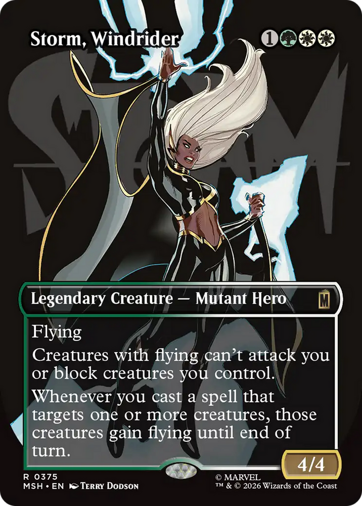 Storm, Windrider (Borderless) [Marvel Super Heroes]