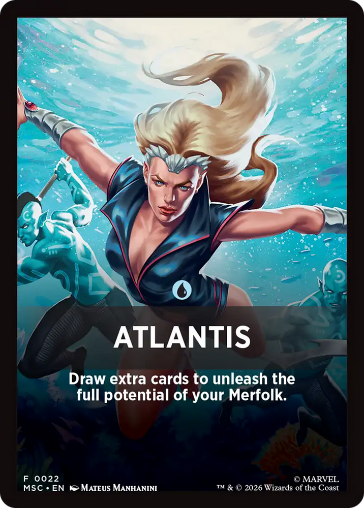 Atlantis Theme Card [Marvel Super Heroes Commander]