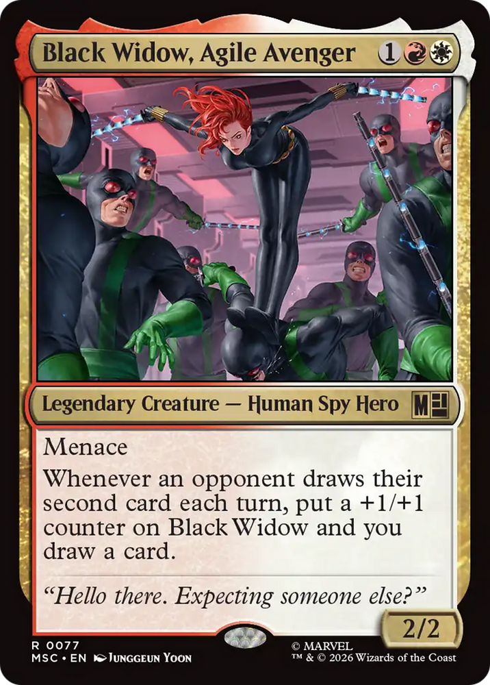 Black Widow, Agile Avenger [Marvel Super Heroes Commander]