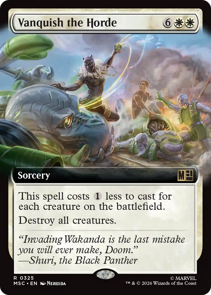 Vanquish the Horde (Extended Art) [Marvel Super Heroes Commander]