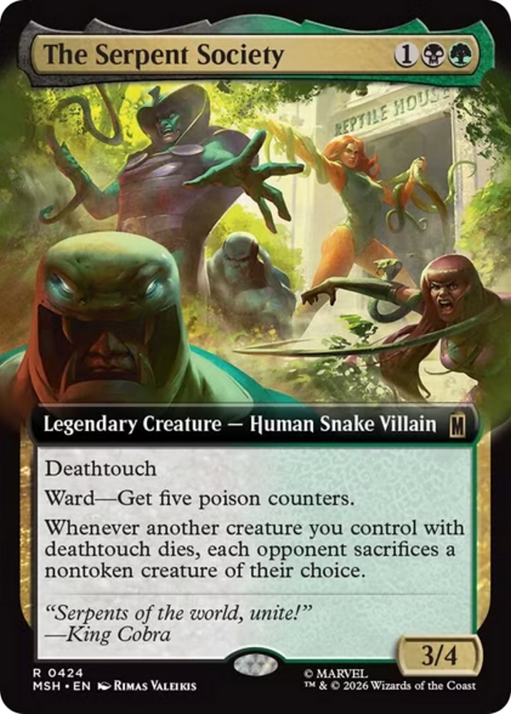 The Serpent Society (Extended Art) [Marvel Super Heroes]