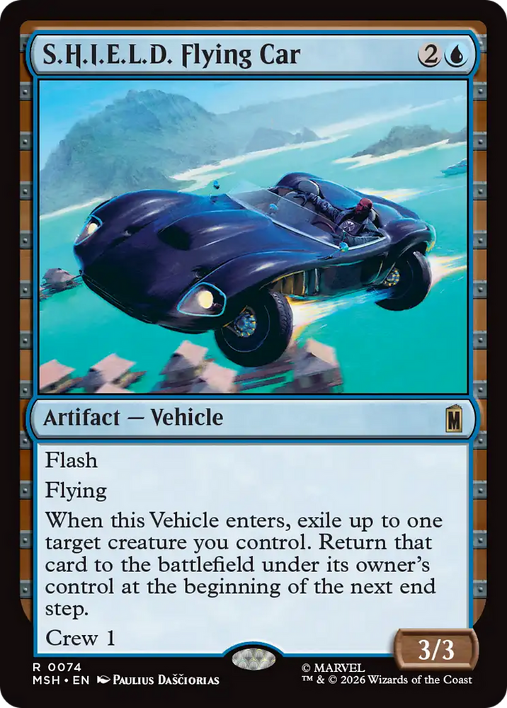 S.H.I.E.L.D. Flying Car [Marvel Super Heroes]