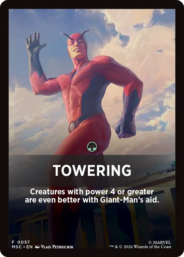 Towering Theme Card [Marvel Super Heroes Commander]