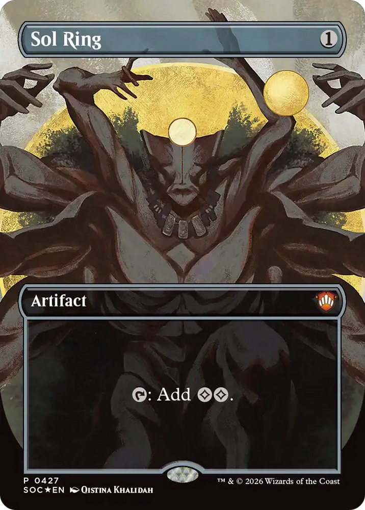 Sol Ring (Borderless) [Secrets of Strixhaven Commander]