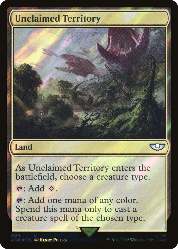 Unclaimed Territory (Surge Foil) [Marvel Super Heroes Commander]