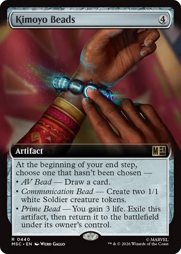 Kimoyo Beads (Extended Art) [Marvel Super Heroes Commander]