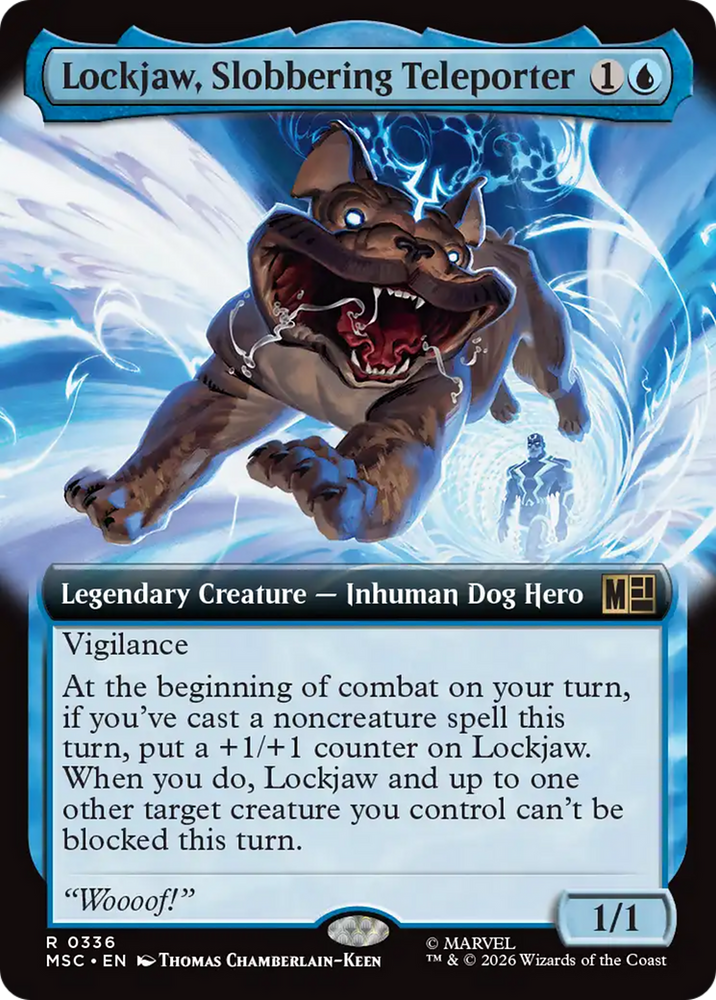 Lockjaw, Slobbering Teleporter (Extended Art) [Marvel Super Heroes Commander]