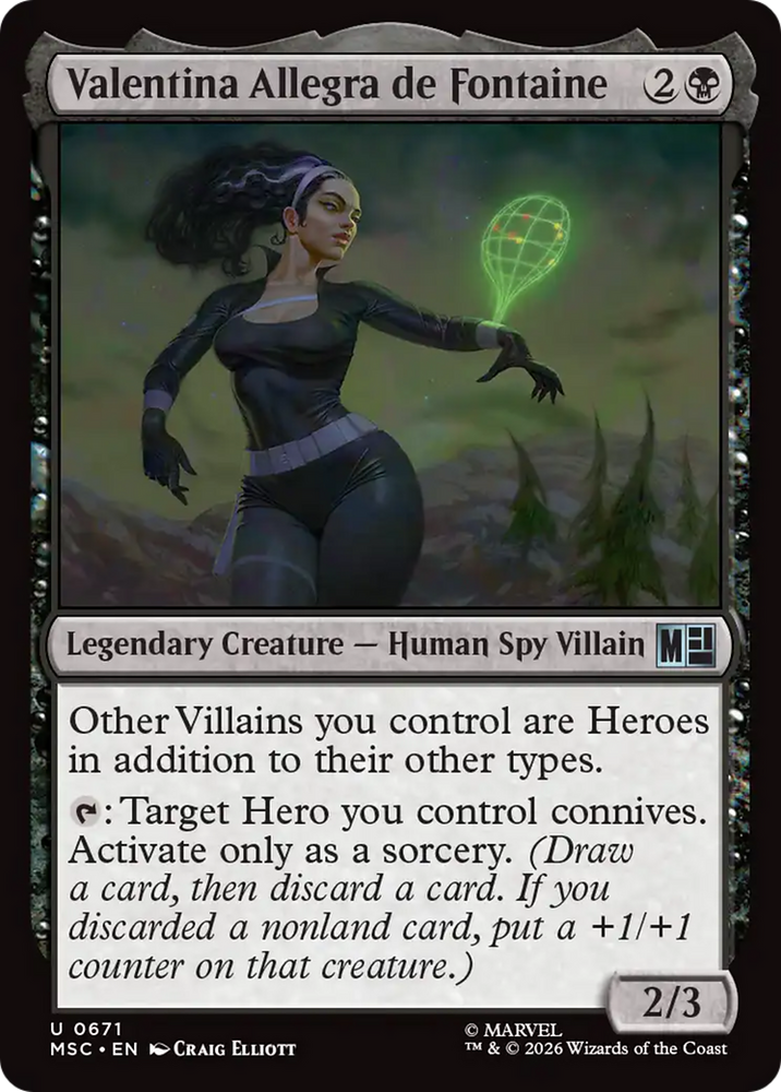 Valentina Allegra de Fontaine [Marvel Super Heroes Commander]