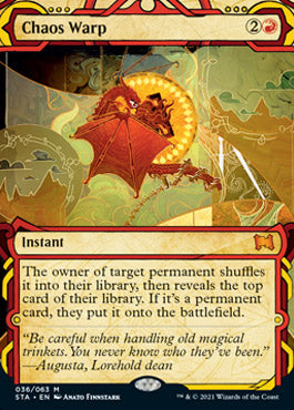 Chaos Warp (Foil Etched) [Strixhaven: Mystical Archive]