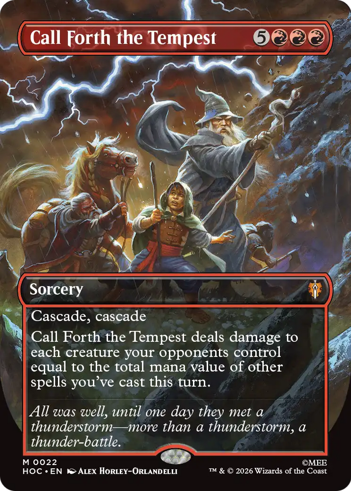 Call Forth the Tempest (Borderless) [The Hobbit: Eternal-Legal]