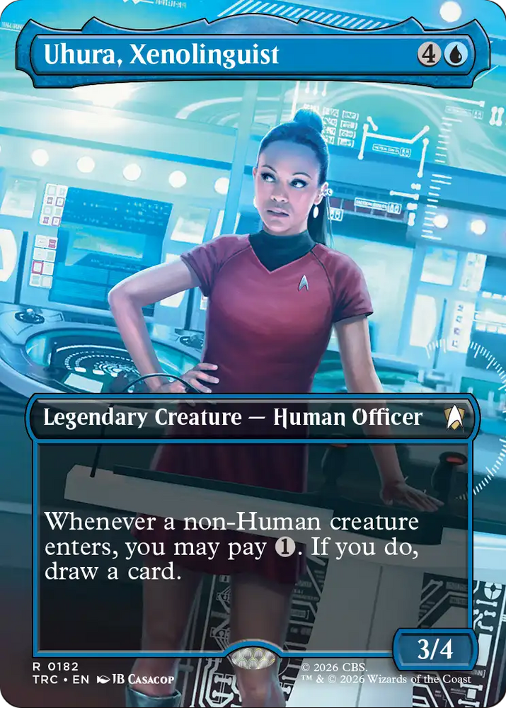 Uhura, Xenolinguist (Borderless) [Star Trek Commander]