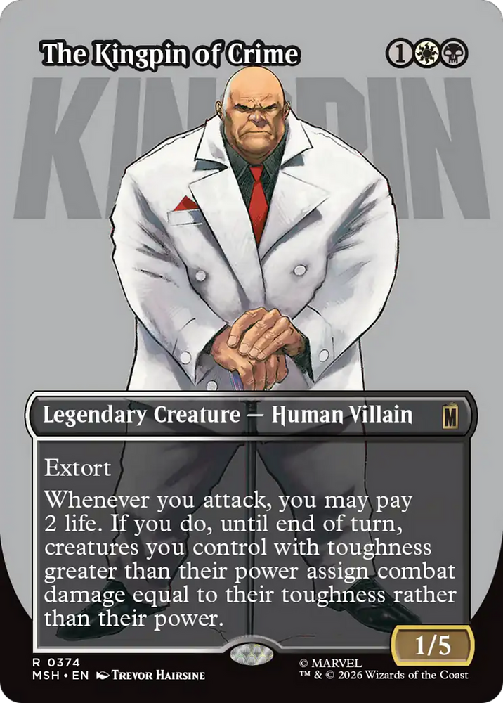 The Kingpin of Crime (Borderless) (0374) [Marvel Super Heroes]
