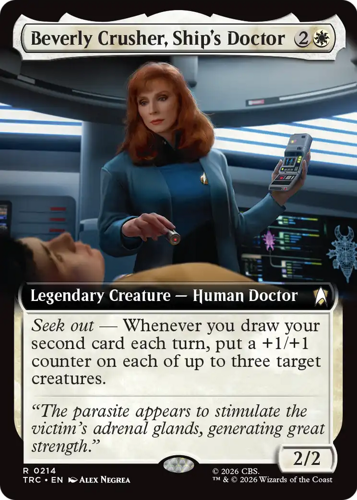 Beverly Crusher, Ship's Doctor (Extended Art) [Star Trek Commander]