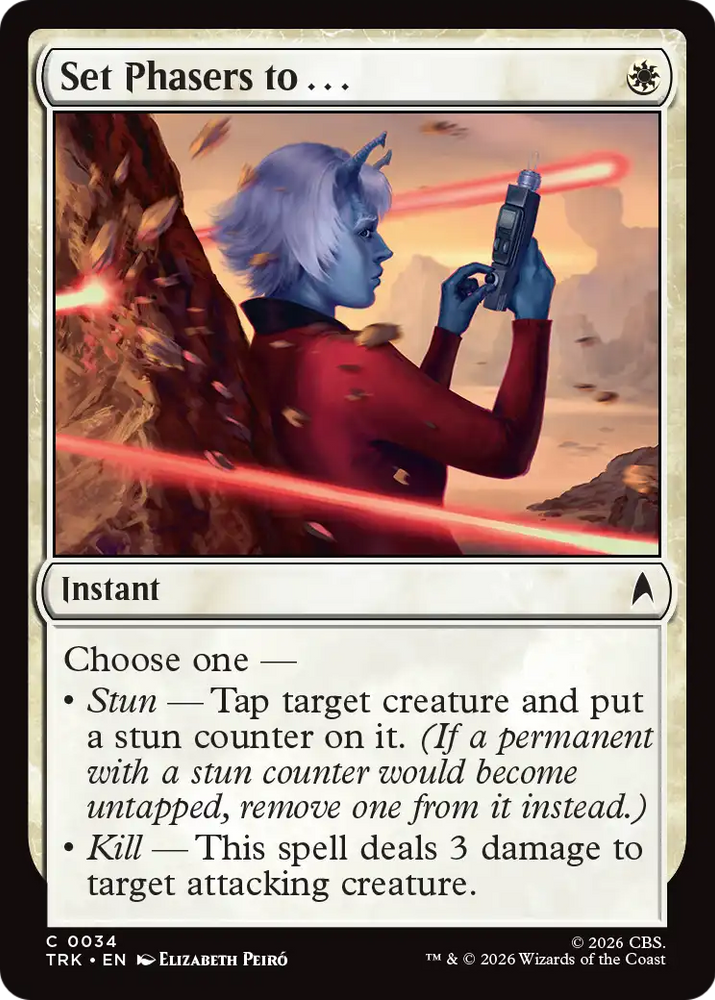 Set Phasers to . . . [Star Trek]