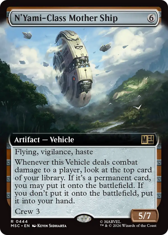 N'Yami-Class Mother Ship (Extended Art) [Marvel Super Heroes Commander]