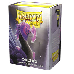 Dragon Shield: Standard 100ct Sleeves (Dual Matte) - Orchid
