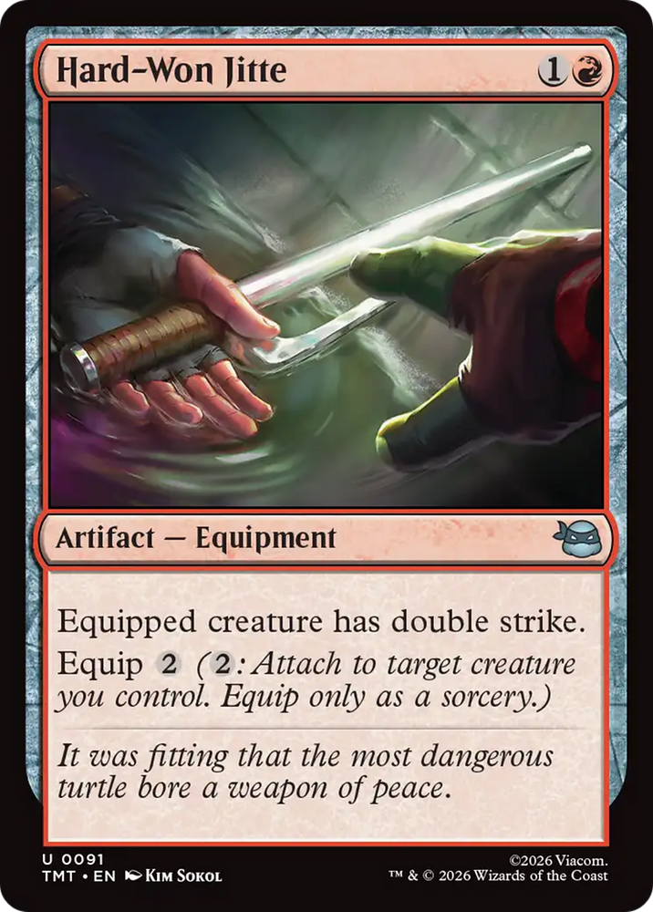 Hard-Won Jitte [Teenage Mutant Ninja Turtles]