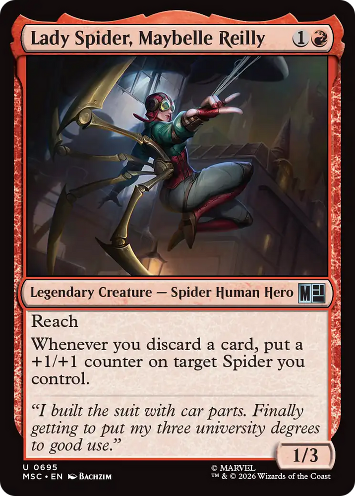 Lady Spider, Maybelle Reilly [Marvel Super Heroes Commander]