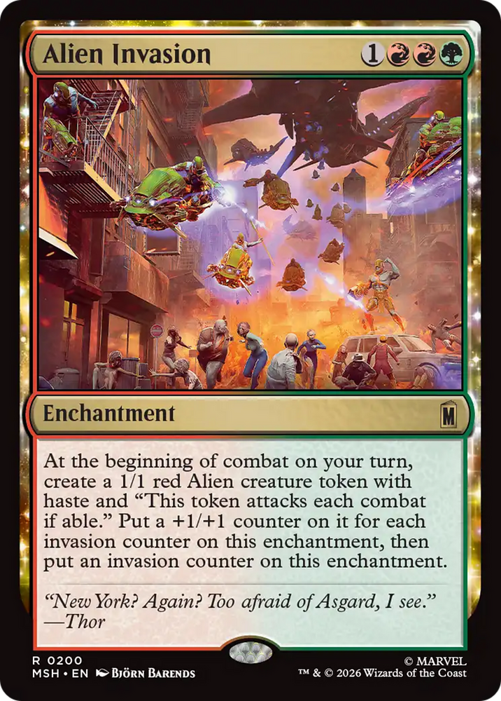 Alien Invasion [Marvel Super Heroes]