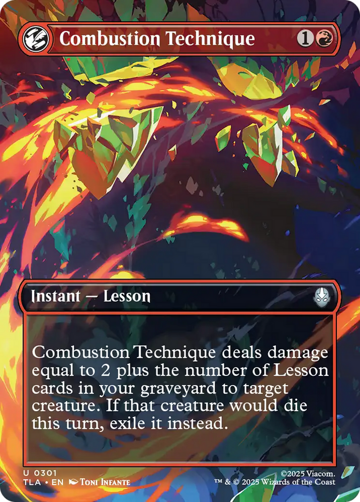 Combustion Technique (Borderless) [Avatar: The Last Airbender]