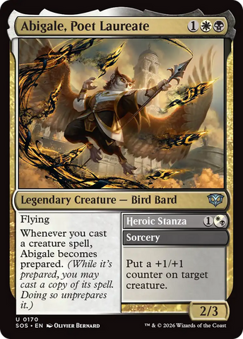 Abigale, Poet Laureate [Secrets of Strixhaven]