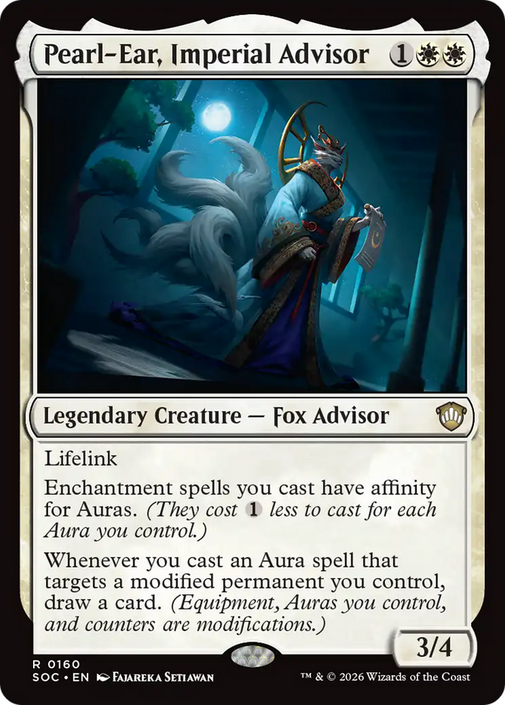 Pearl-Ear, Imperial Advisor [Secrets of Strixhaven Commander]