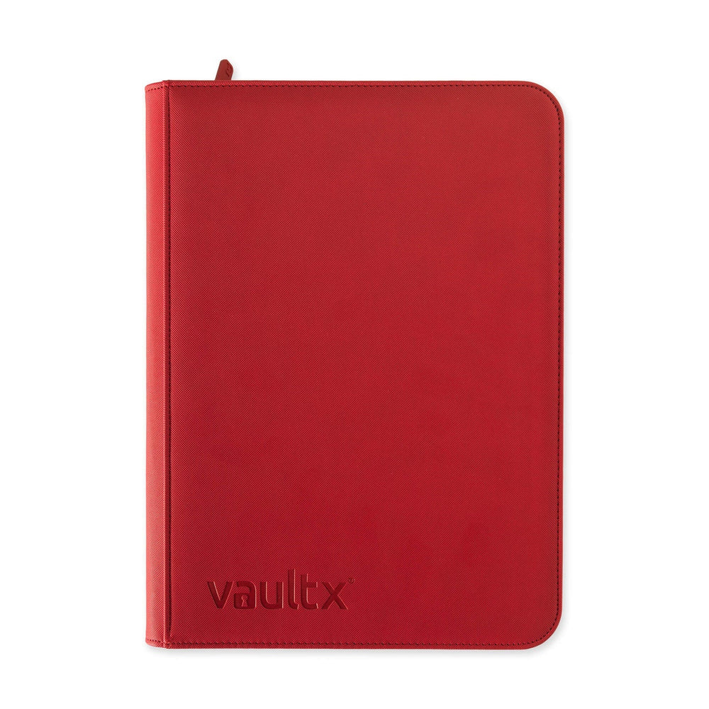 Vault X Exo-Tec 9-Pocket Zip Binder - Red